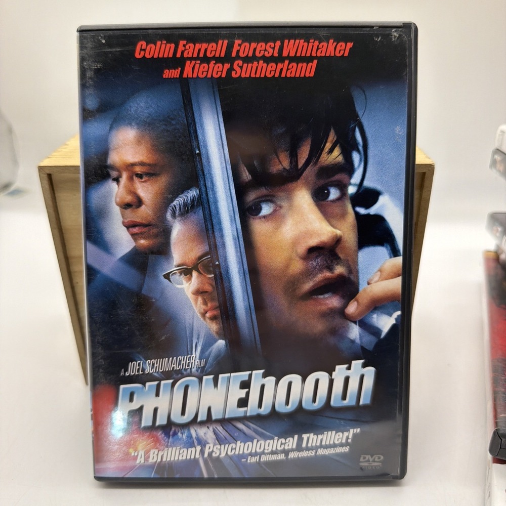 Phone Booth DVD 2003 Psychological Thriller Colin Farrell Joel Schumacher